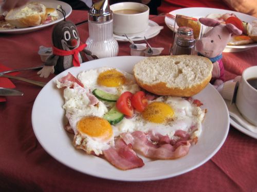 Radlerfrühstück im Zug