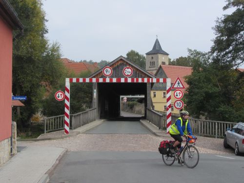 Holzbrücke in Buchfart
