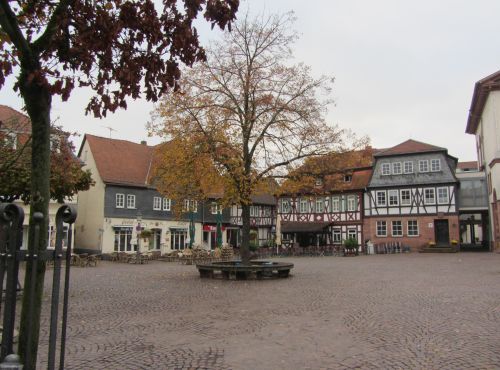 Marktplatz am Morgen